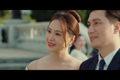 Hồng Diễm và Việt Anh vào vai một cặp vợ chồng. (Ảnh: VFC)