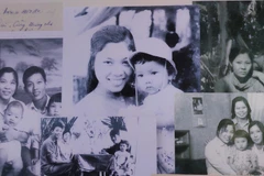 Những bức ảnh của bà Phạm Thị Hải Ấm đang lưu giữ tại Trung tâm Lưu trữ quốc gia III (Hà Nội). (Ảnh: Minh Thu/Vietnam+)