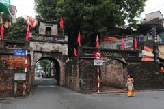 Tu bổ Ô Quan Chưởng là một trong 16 dự án được phía Hoa Kỳ hỗ trợ tài chính. (Ảnh: Thành Đạt/TTXVN)