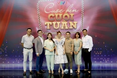 Êkíp thực hiện chương trình Cuộc hẹn cuối tuần mùa 2. (Ảnh: VTV)