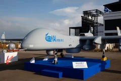 Máy bay không người lái (UAV) Heron MK II của IAI. (Nguồn: Bloomberg)