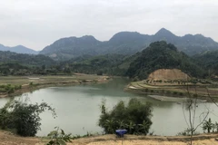 Lòng hồ thủy điện Pác Cáp. (Nguồn: Báo Nông nghiệp)