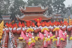 Lễ khánh thành đền thờ Hoàng Hoa Thám và nghĩa quân Yên Thế. (Ảnh: Danh Lam/TTXVN)