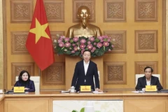 Phó Thủ tướng Trần Hồng Hà phát biểu chỉ đạo. (Ảnh: Văn Điệp/TTXVN)