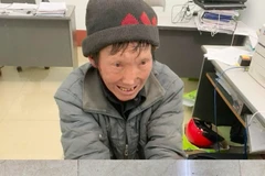 Đối tượng Thào A Phử tại cơ quan Công an. (Ảnh: TTXVN phát)