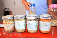 Nhiều loại pate Minh Chay được thu hồi. (Ảnh: Phan Quân/TTXVN)