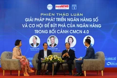 Các đại biểu tại Hội thảo ngân hàng số. (Ảnh: CTV/Vietnam+)
