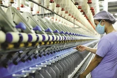 Dệt may là mặt hàng xuất khẩu chủ lực. (Ảnh: Đức Duy/Vietnam+)