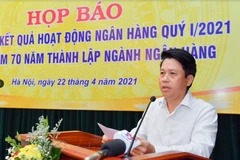 Ông Phạm Tiến Dũng, Vụ trưởng Vụ Thanh toán Ngân hàng Nhà nước. (Ảnh: CTV: Vietnam+)