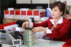 Nhiều ngân hàng chia cổ tức bằng cổ phiếu ở mức cao. (Ảnh: CTV/Vietnam+)