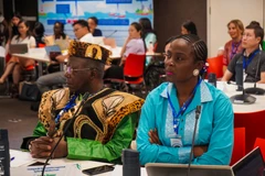 Các đại biểu tham dự hội nghị. (Ảnh: PV/Vietnam+)