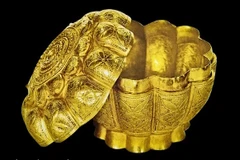 Hộp vàng Ngọa Vân - Yên Tử. (Ảnh: TTVH)