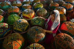 Một bức ảnh trong bộ ảnh "Lễ Wa-Ha" của tác giả Hoàng Thạch Vân. (Nguồn ảnh: BTC)