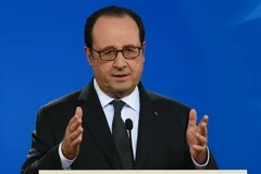 Tổng thống Pháp Francois Hollande. (Ảnh: AFP/TTXVN)