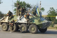 Lực lượng binh sỹ Ukraine. (Nguồn: AP)