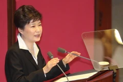 Tổng thống Hàn Quốc Park Geun-hye. (Ảnh: Yonhap/TTXVN)
