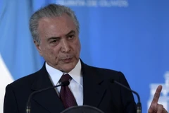 Tổng thống Brazil Michel Temer. (Ảnh: AFP/TTXVN)
