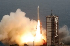 Tên lửa Epsilon. Ảnh: AFP/TTXVN)