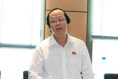 Thứ trưởng Bộ Tài nguyên-Môi trường Võ Tuấn Nhân. (Ảnh: Nguyễn Dân/TTXVN)