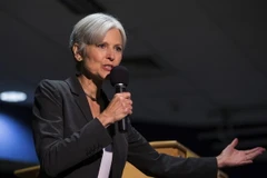 Ứng cử viên tổng thống Mỹ của đảng Xanh Jill Stein phát biểu tại Trường Đại học Wilkes ở Wilkes-Barre, Mỹ ngày 21/9 vừa qua. (Ảnh: AP/TTXVN)