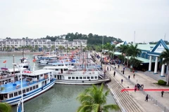 Quang cảnh Cảng tàu khách quốc tế Tuần Châu. (Ảnh :Nguyễn Hoàng/TTXVN)