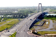 Toàn cảnh Cầu Rào 2 ở thành phố Hải Phòng. (Ảnh: Quang Quyết/TTXVN)