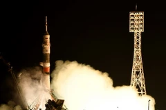 Nga phóng thành công tàu vũ trụ Soyuz MS-03 chở 3 nhà du hành lên Trạm vũ trụ quốc tế (ISS) ngày 18/11 vừa qua. (Ảnh: AFP/TTXVN)