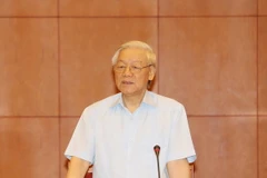 Tổng Bí thư Nguyễn Phú Trọng. (Ảnh: Trí Dũng/TTXVN)