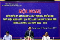 Quang cảnh hội nghị. (Ảnh: Việt Hùng/TTXVN)