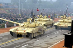 Xe tăng quân đội Ấn Độ. (Ảnh: THX/TTXVN)
