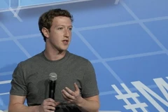 Nhà đồng sáng lập Facebook, Mark Zuckerberg. (Nguồn: AFP)