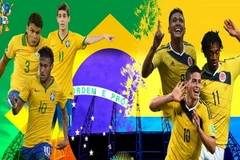 [Infographics] Hành trình đến tứ kết của Brazil - Colombia