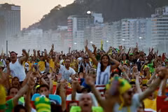 Belo Horizonte "náo loạn" khi Brazil tới đây để gặp Chile