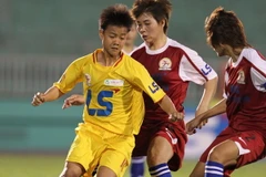 Thành phố Hồ Chí Minh (áo vàng) gây thất vọng. (Ảnh: Quang Nhựt/TTXVN)