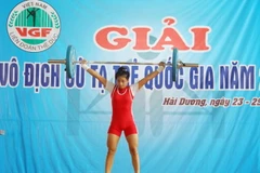 Hà Nội nhất toàn đoàn giải vô địch cử tạ trẻ quốc gia 2014