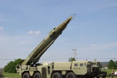 Tên lửa tầm trung Rodong. (Nguồn: AP)