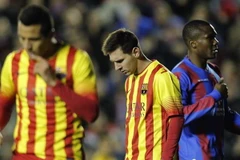 Barca nhận cú sốc trước Levante trong ngày Messi trở lại