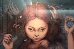 Triển lãm "Tranh đồ họa các nước ASEAN lần thứ hai - Việt Nam 2016" đã chính thức khai mạc chiều 14/12 tại Hà Nội. (Ảnh: An Ngọc/Vietnam+)