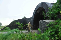 Cổng phía Bắc Thành Nhà Hồ. (Ảnh: TTXVN)