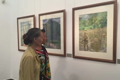 Triển lãm kéo dài từ nay đến hết ngày 14/10 tại Bảo tàng Mỹ thuật Việt Nam. (Ảnh: An Ngọc/Vietnam+)
