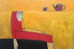 Một tác phẩm của họa sỹ Tào Linh. (Ảnh: BTC)