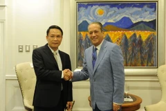 Ông Nguyễn Đức Lợi, Ủy viên Trung ương Đảng, Tổng Giám đốc Thông tấn xã Việt Nam phát biểu tại buổi lễ tôn vinh Chủ tịch Hồ Chí Minh. (Ảnh Lê Hà/TTXVN)