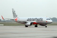 Máy bay của Jetstar Pacific. (Ảnh: Huy Hùng/TTXVN)
