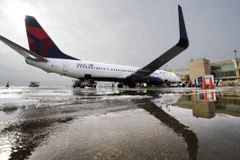 Máy bay của Delta Air Lines tại sân bay Kansas. (Nguồn: kansascity.com)