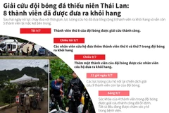 [Infographics] Giải cứu 8 thành viên đội bóng thiếu niên ra khỏi hang