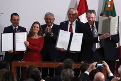 Mỹ, Mexico và Canada ký thỏa thuận hoàn tất Hiệp định Thương mại tự do. (Nguồn: citynews)