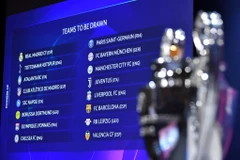 Kết quả bốc thăm phân cặp vòng 1/8 Champions League. (Nguồn: UEFA)