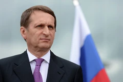 Giám đốc Cơ quan Tình báo đối ngoại Nga (SVR) Sergei Naryshkin. (Nguồn: Sputnik)