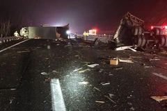 Hiện trường vụ tai nạn. (Nguồn: dailypress)