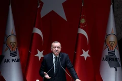 Tổng thống Thổ Nhĩ Kỳ Tayyip Erdogan. (Ảnh: AFP/TTXVN)